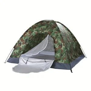 3-4 Person Camping Dome Tent Camouflage