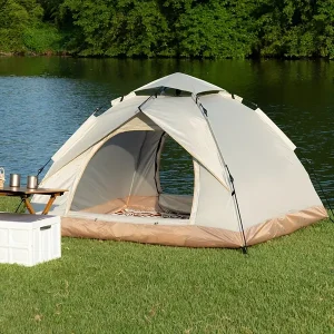 Quick-Setup Portable Camping Tent - Sun Protection For Outdoor Adventures, Hiking, Picnics & Fishing